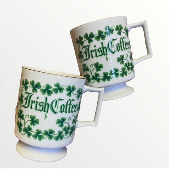 VINTAGE | St Patricks Day Mug Set (SC) - Picture 1 of 6